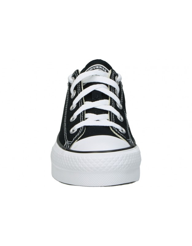 Zapatillas bajas negras con plataforma Converse Chuck Taylor