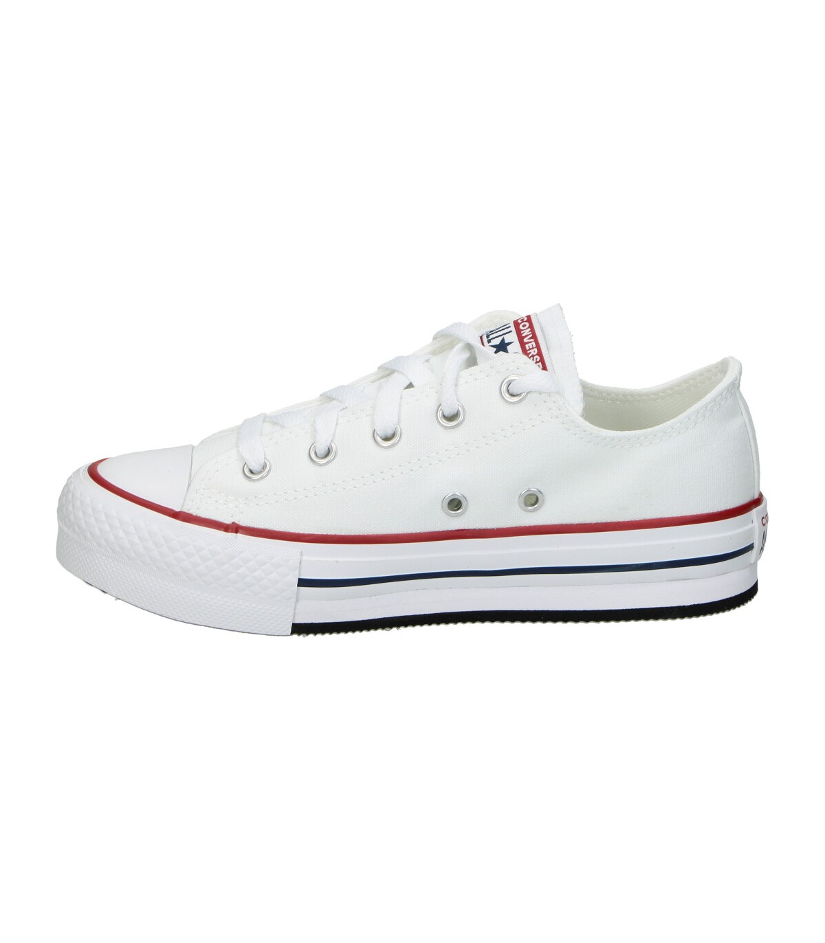 Zapatillas bajas blancas con plataforma Converse Chuck Taylor