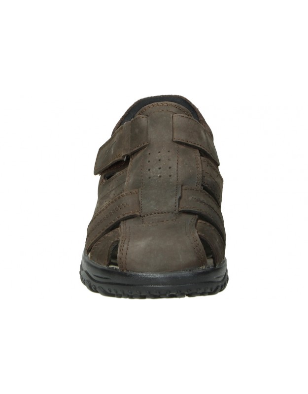 Sandalias marrones cerradas para hombre VICMART