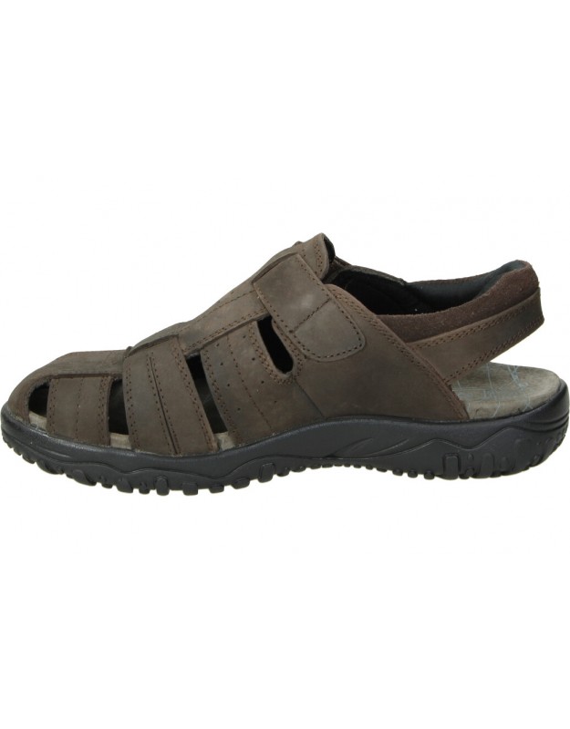 Sandalias marrones cerradas para hombre VICMART