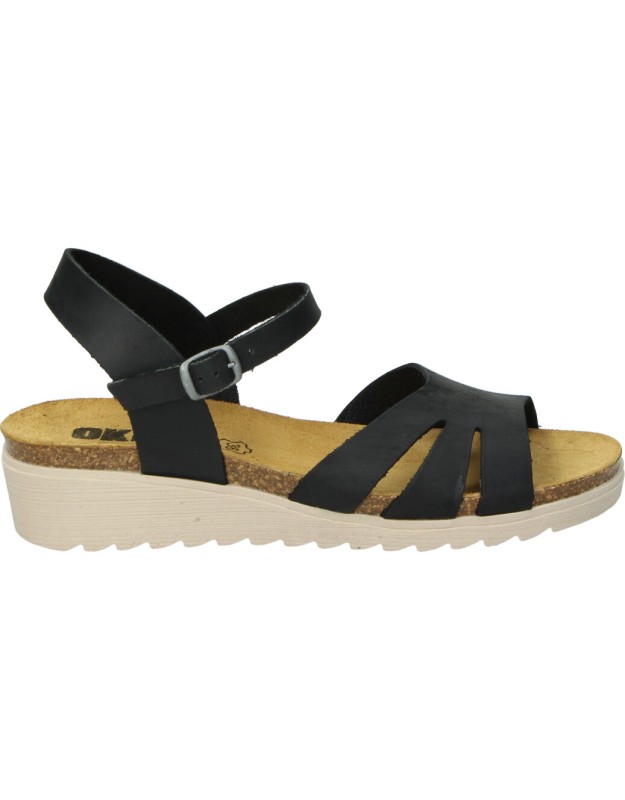 Sandalias negras OKIOS Libertad 010