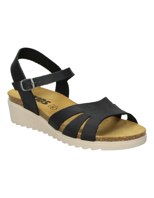 Sandalias negras OKIOS Libertad 010