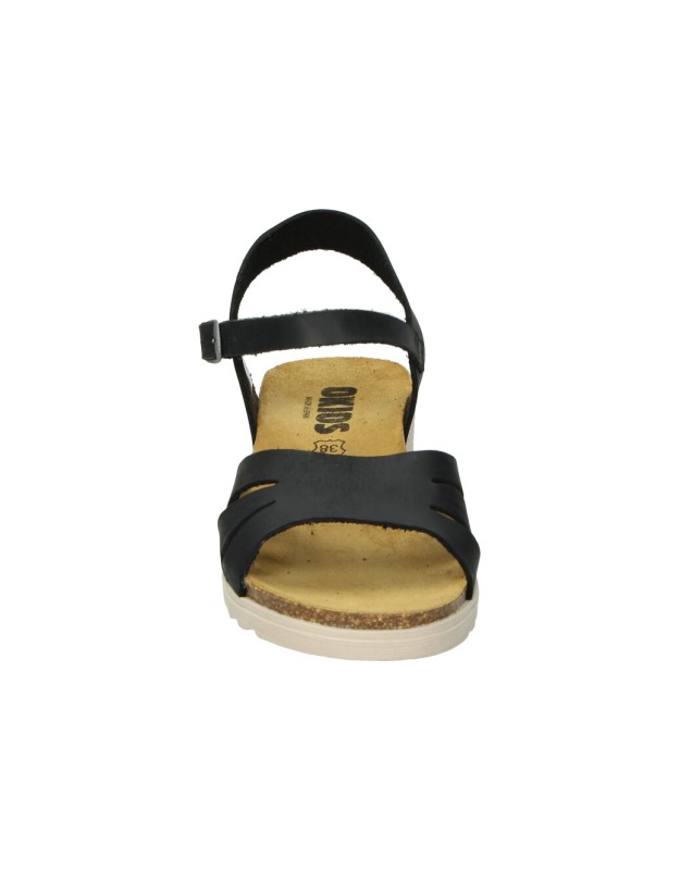 Sandalias negras OKIOS Libertad 010