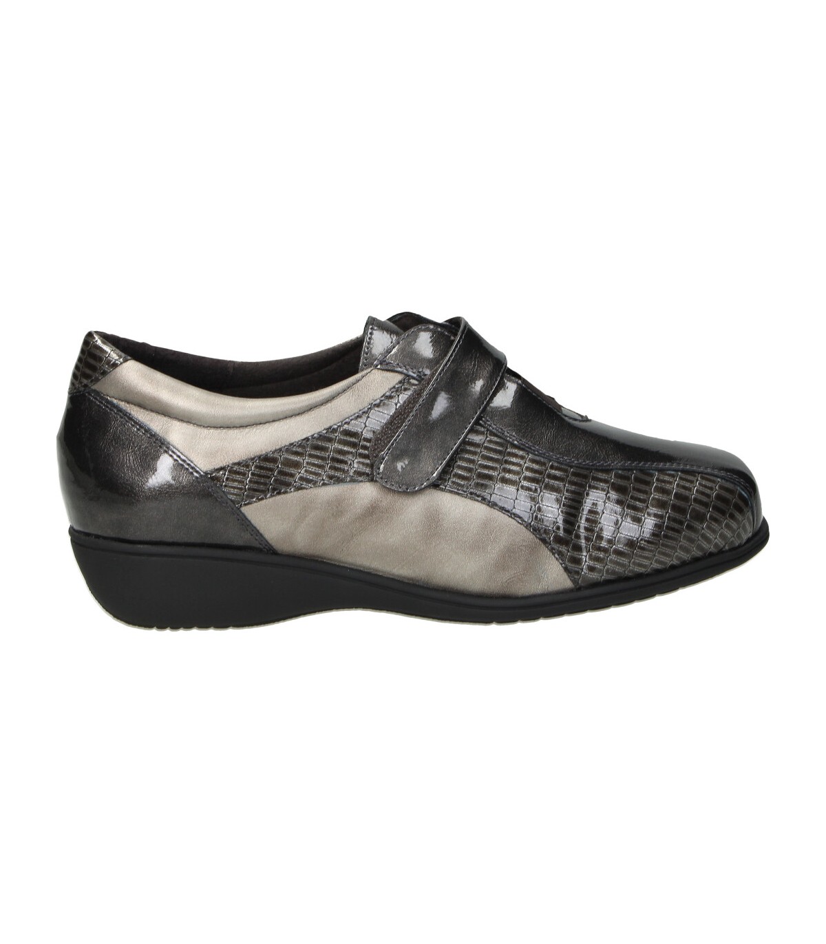 Zapatos para mujer plana CUTILLAS 53551 en gris