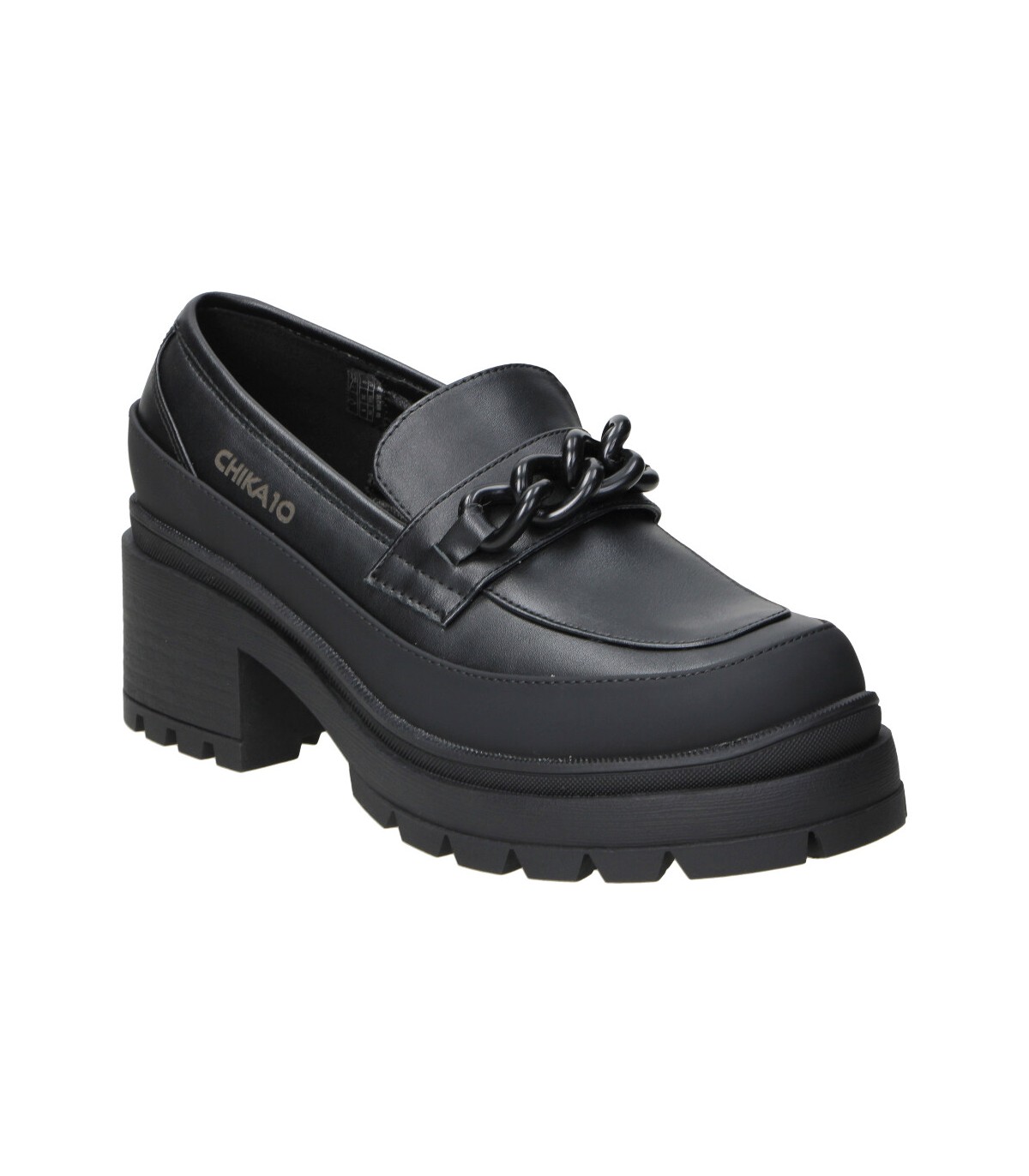 Zapatos negros con tacón de mujer CHK10 online en