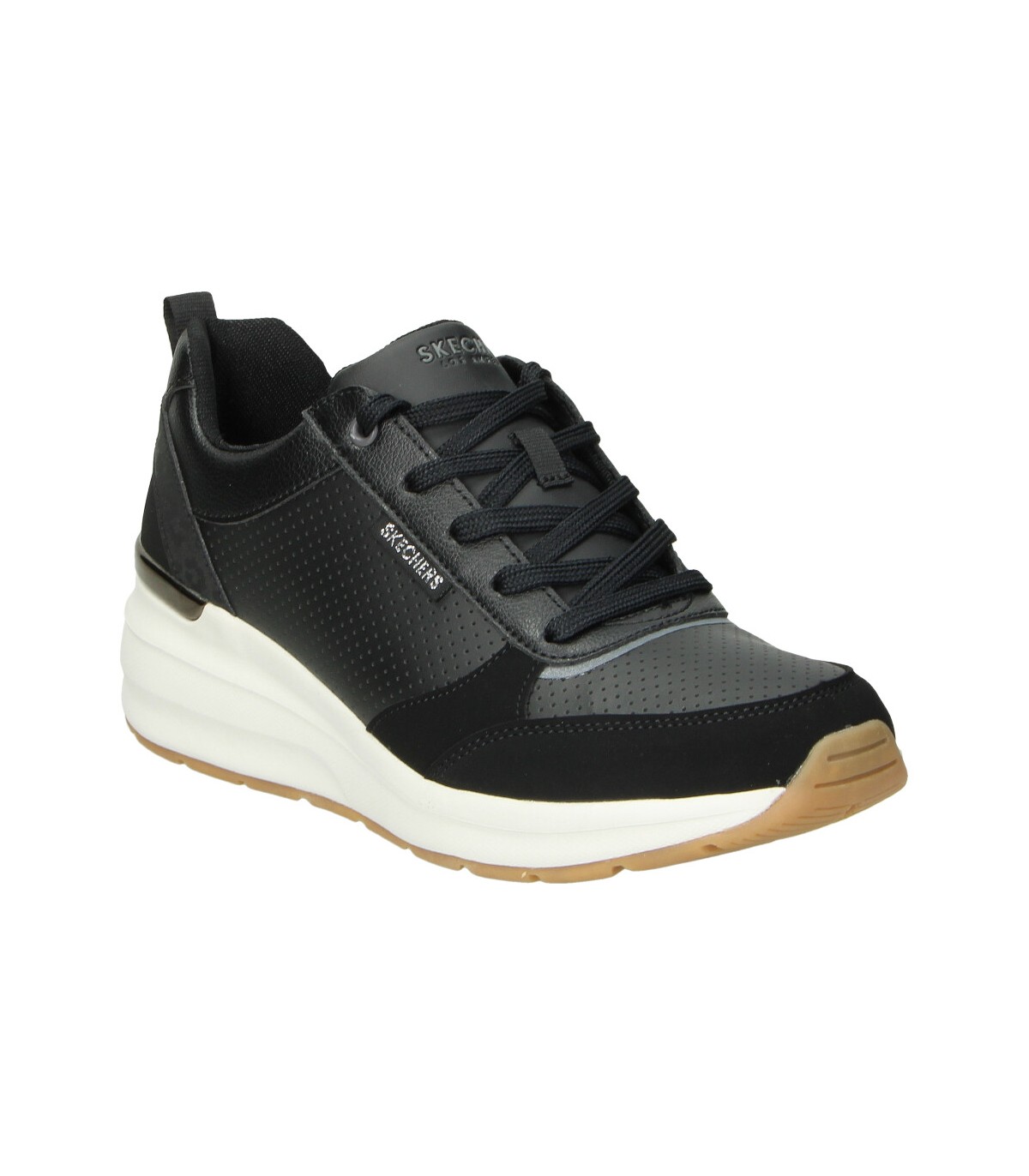 Leve Pero Orientar Zapatillas con plataforma Skechers 155616 color en negro online en  MEGACALZADO
