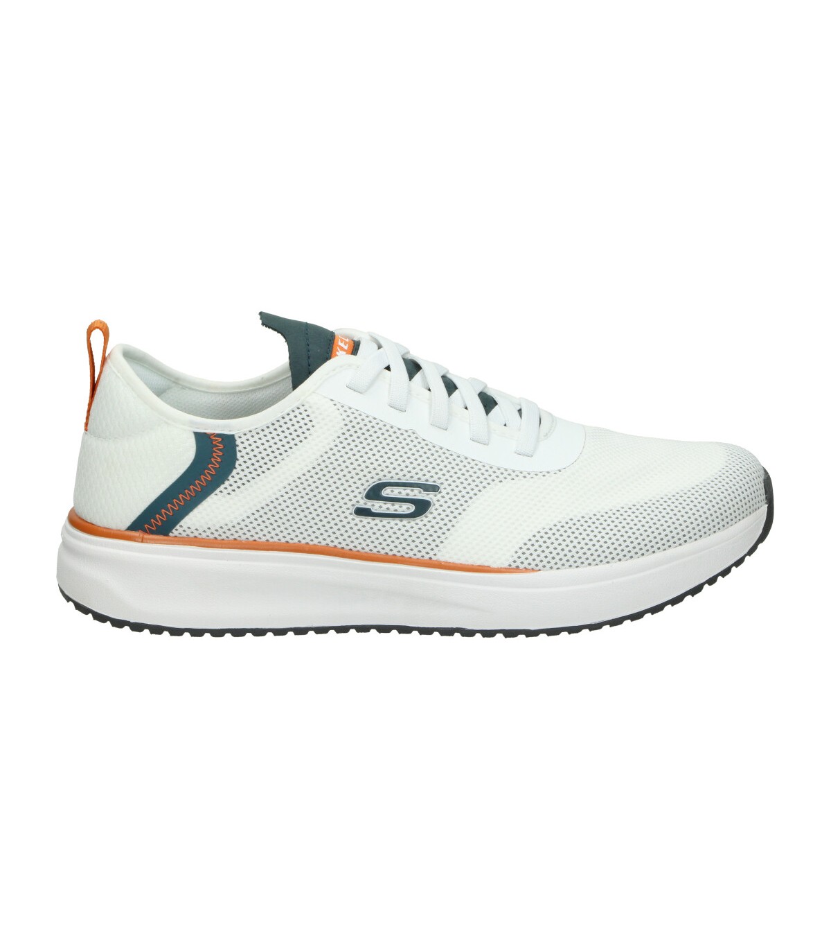  Skechers Zapatillas de running para hombre, Blanco/Multicolor :  Ropa, Zapatos y Joyería