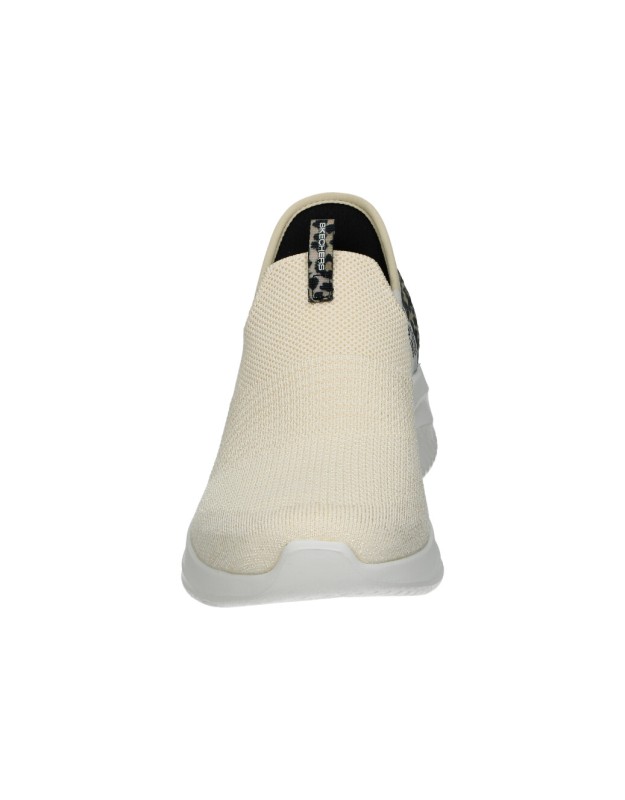 Zapatillas cómodo de mujer SKECHERS 155005-nat color beige