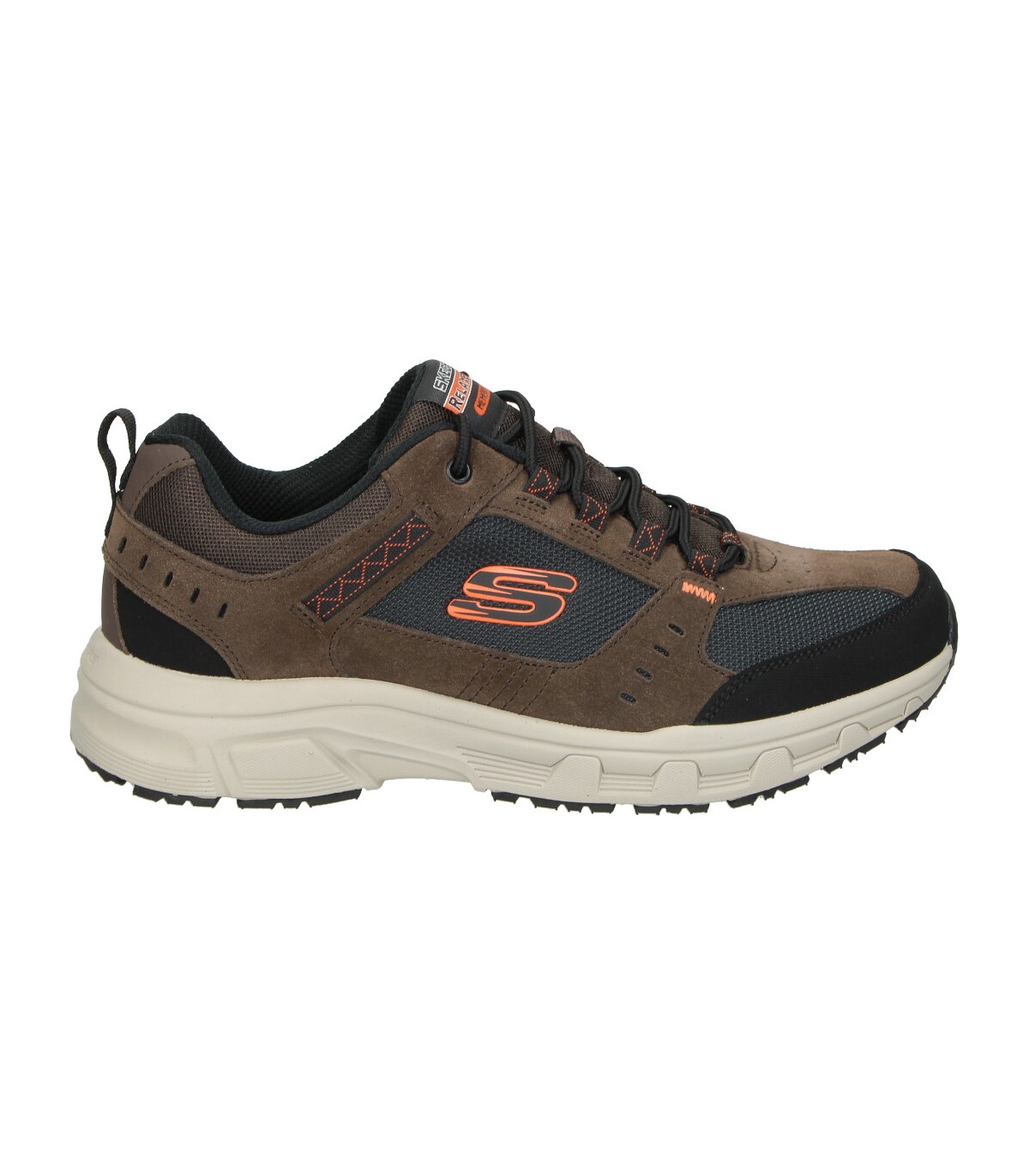 SKECHERS marrón 51893-chbk zapatillas deportivas para hombre