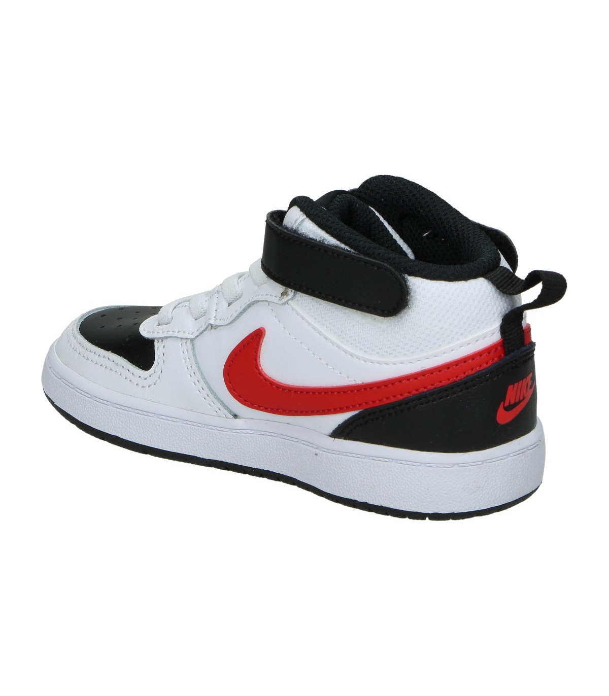 Zapatillas infantiles Nike Court Borough Mid 2 blancas en MEGACALZADO