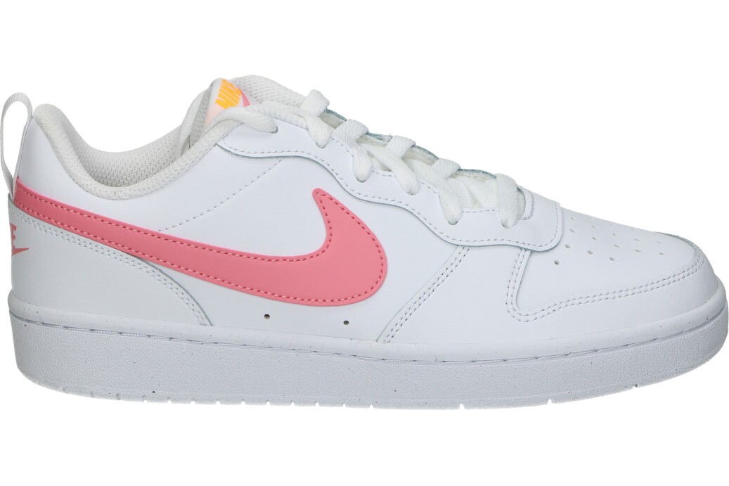 Zapatillas blancas y rosas mujer Nike Court Borough Low 2. MEGACALZADO