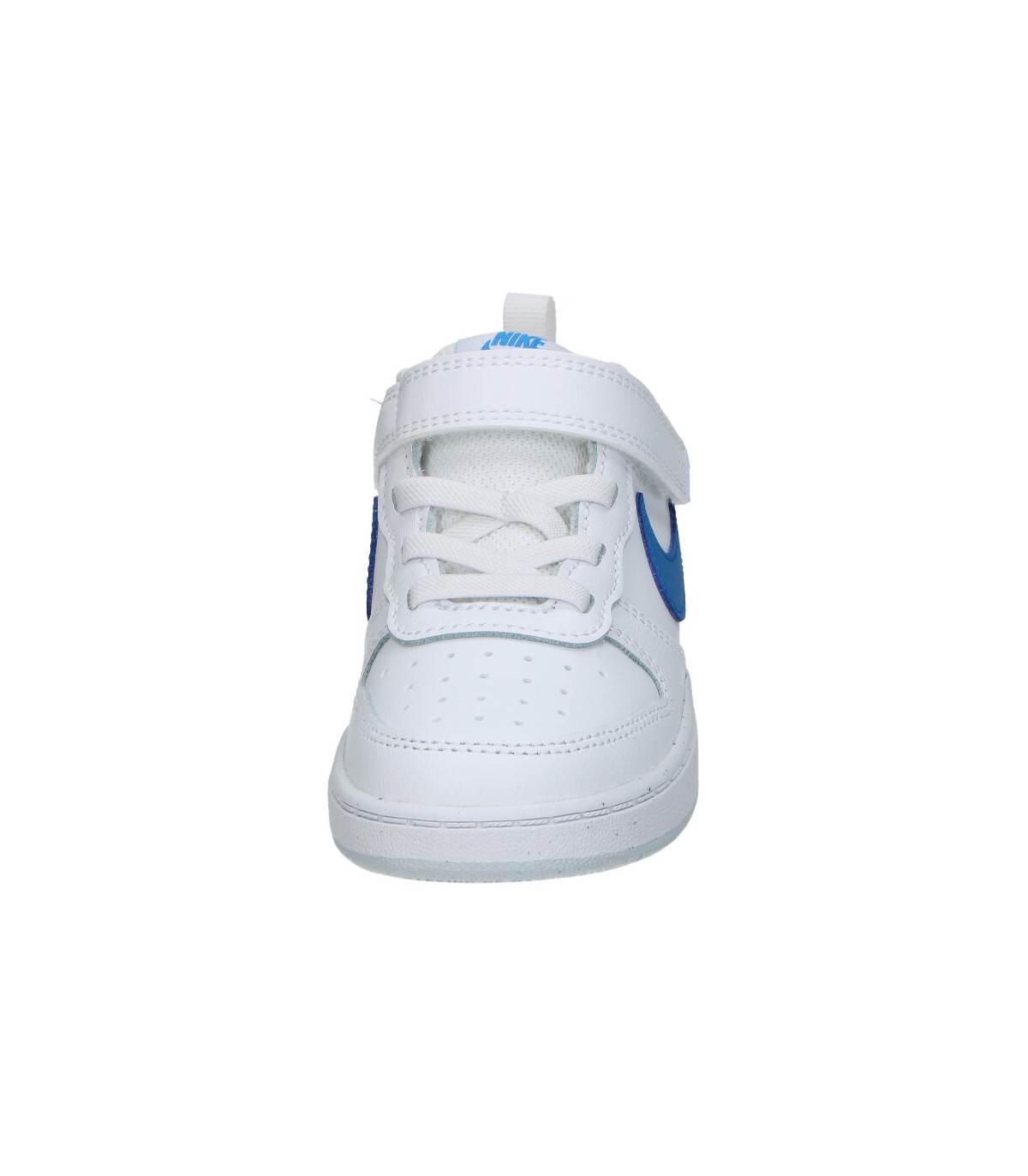 NIKE - Zapatillas blancas y azules Court Borough Low 2 BQ5451 117 Niño/a