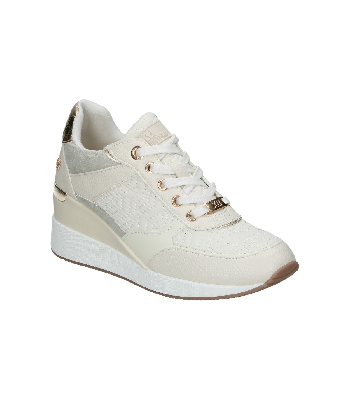 Zapatillas color blanco de sneaker XTI 140870