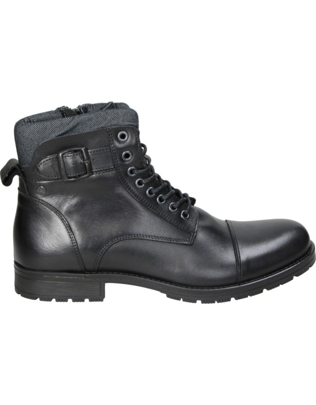 JACK AND JONES 12142357 WSTOKE Botas Militares Hombre Negro