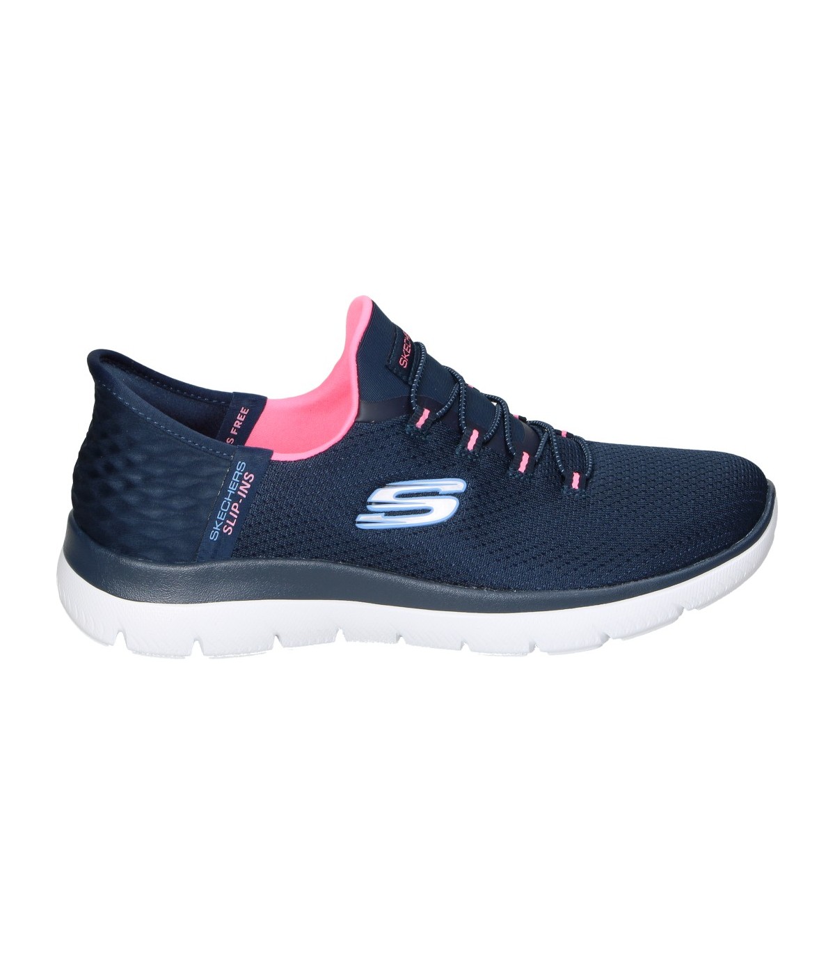 Zapatillas sneaker de mujer SKECHERS 150123-nvpk color azul