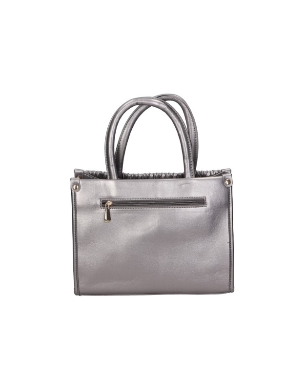 Bolso con asas MIA LAROUGE g824 en plateado