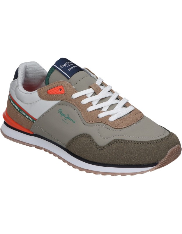 Zapatillas para mujer PEPE JEANS PBS40013-715 verde grisáceo