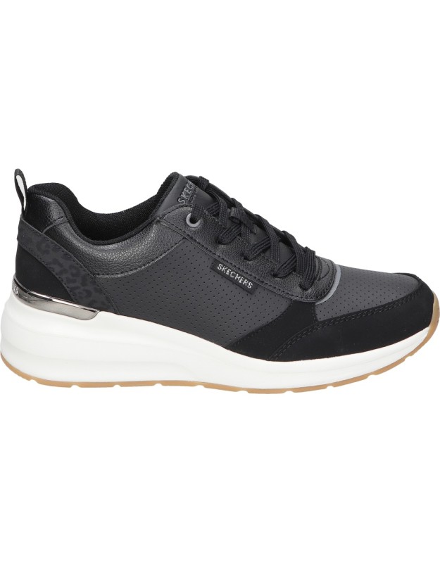 Zapatillas para mujer SKECHERS Billion Subtle Spots 155616-BLK negro