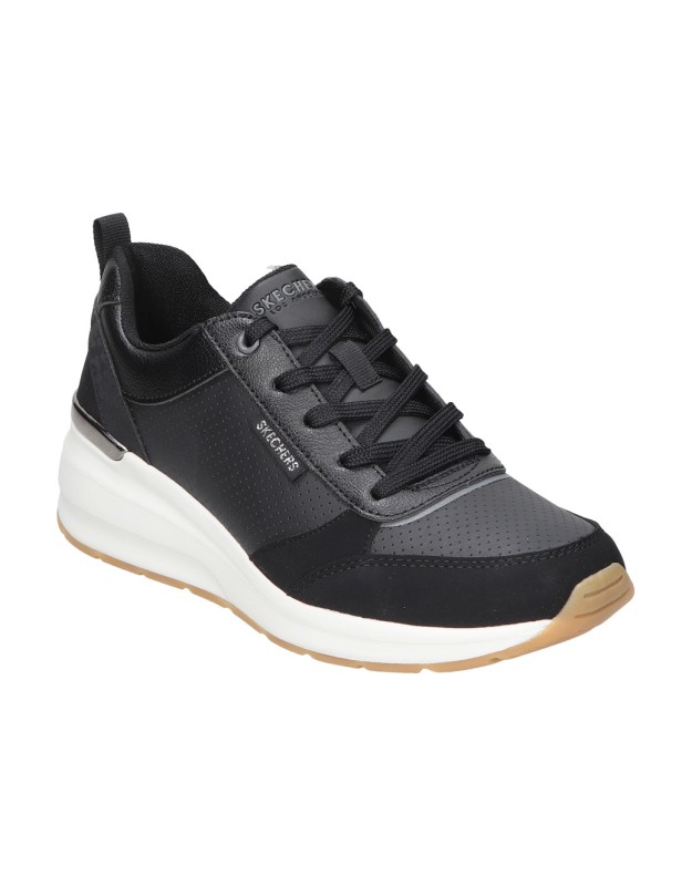 Zapatillas para mujer SKECHERS Billion Subtle Spots 155616-BLK negro