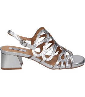 Sandalias elegante de mujer CHK10 melania 05 color plata