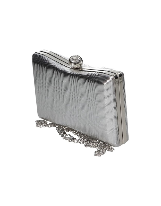 Bolso de fiesta para mujer MISS 2310G-2 color plata