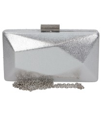 Bolso de fiesta para mujer MISS 2311D-9 color plata