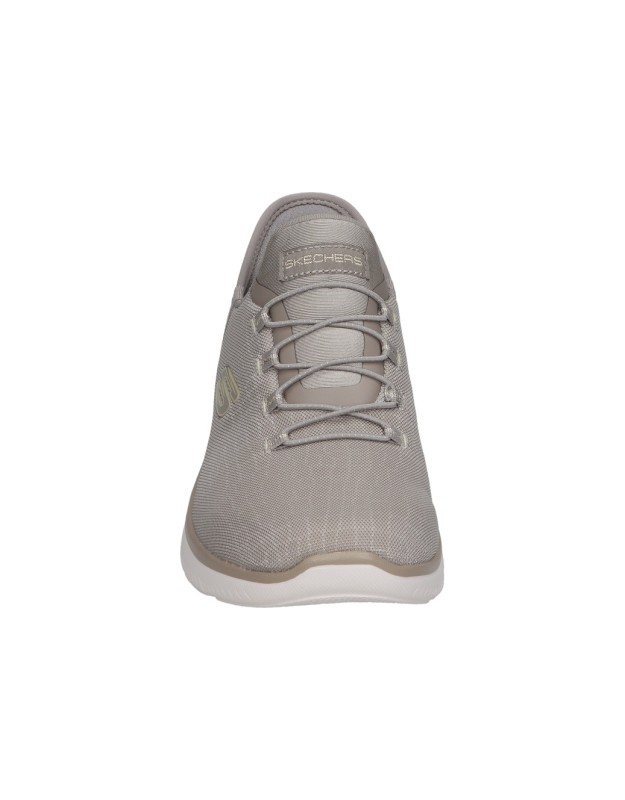 Zapatillas veganas para mujer SKECHERS Slip-ins Summits Classy Night 150128-TPGD color taupe