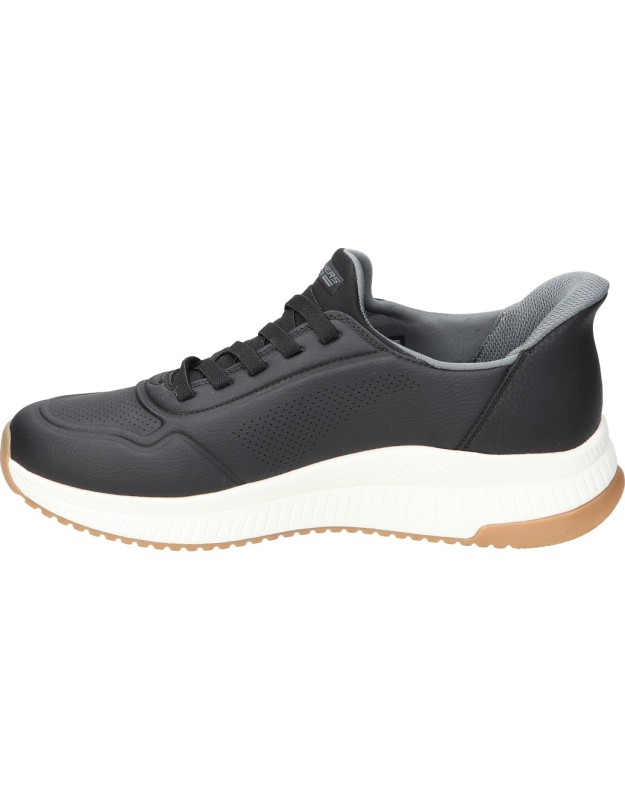 Zapatillas para hombre SKECHERS Slip-ins: BOBS Sport Squad 4 Direct Step 118424-BLK negro