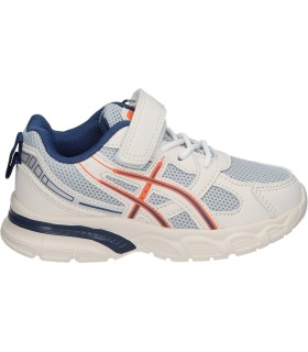 Zapatillas para niño PEKES 8016 beige y azul marino