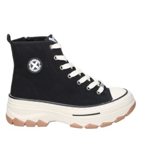 Zapatillas altas veganas para moda joven XTI 151321 negro