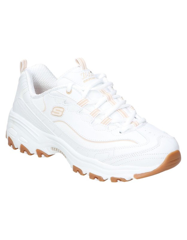 Deportivas Skechers D'Lites Good Neutral blancas 149807-wht