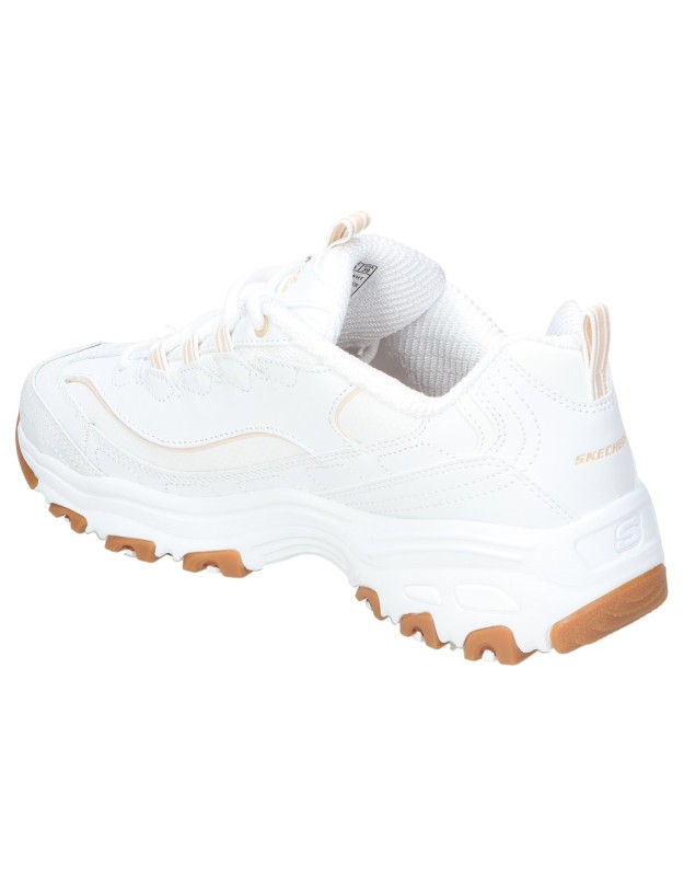 Deportivas Skechers D'Lites Good Neutral blancas 149807-wht