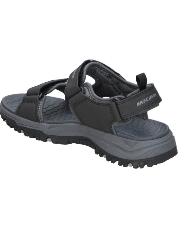 Sandalia Skechers Relaxed Fit: Prewitt Rigdon en Color Negro 205139-blk