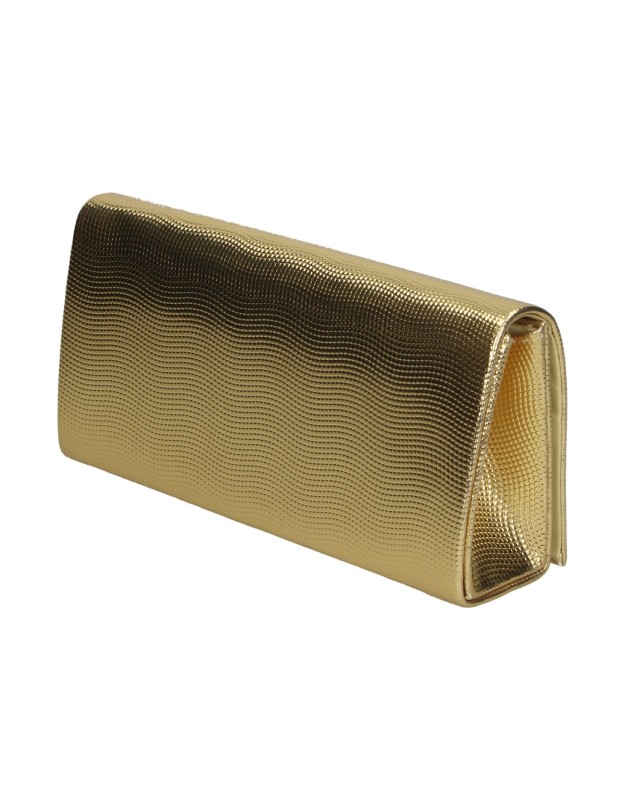 Bolso de Fiesta con Cadena Bandolera MISS SV2408f-7 Color Oro para Mujer