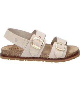 YOKONO beige bolus-252 sandalias para mujer