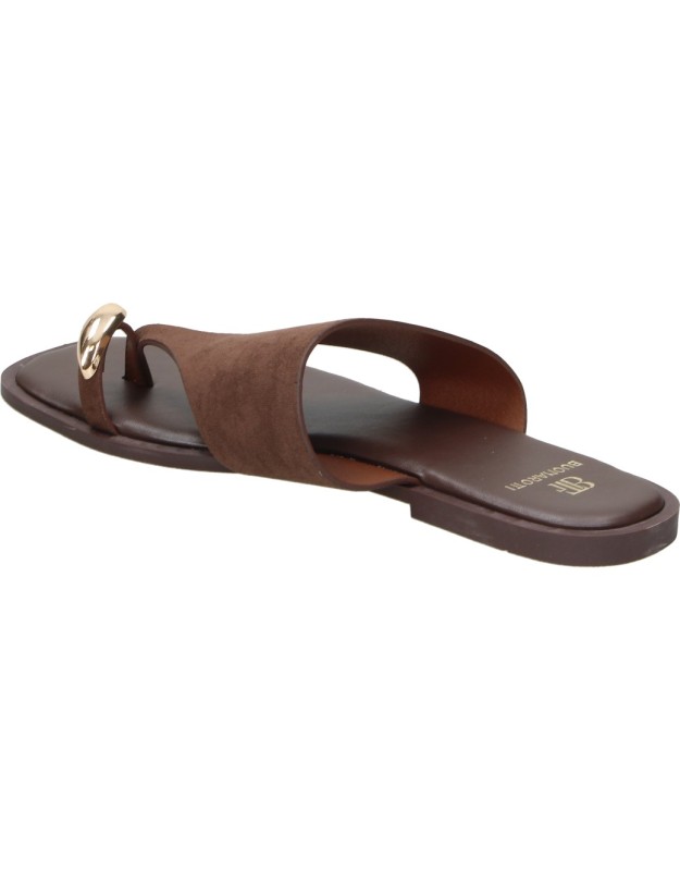 Sandalias cómodo de mujer BUONAROTTI hg5681 color cafe