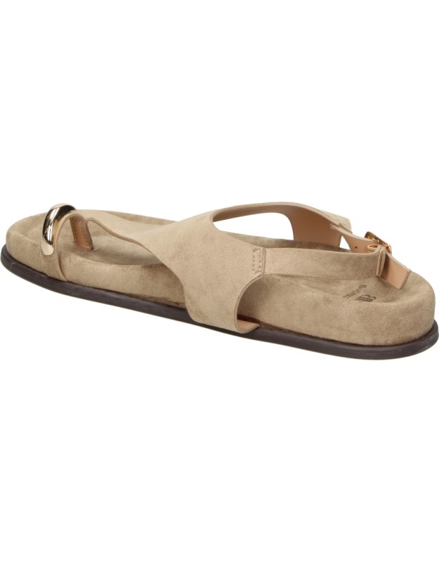 Sandalias cómodo de mujer BUONAROTTI hg5814 color beige