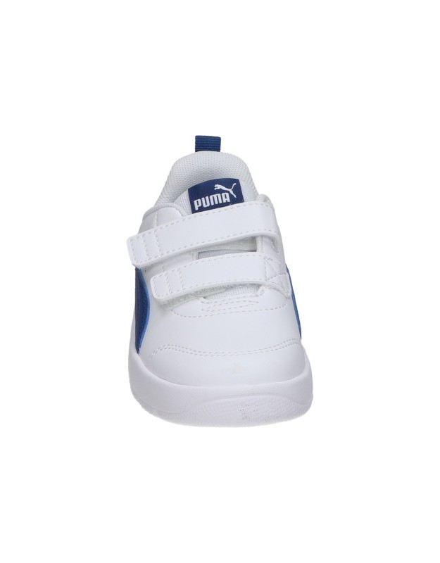 Zapatillas deportivas para niño plana PUMA 310252-08 en blanco