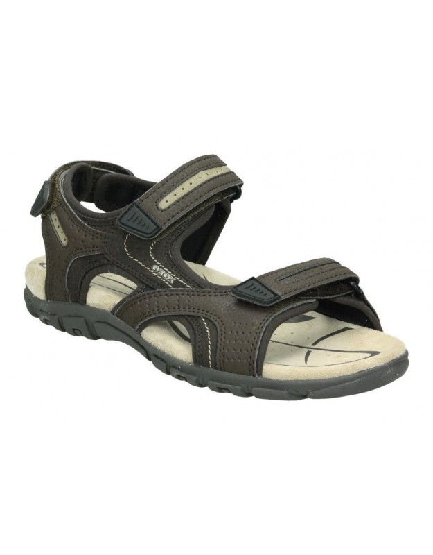 Sandalias para caballero geox u8224d marron