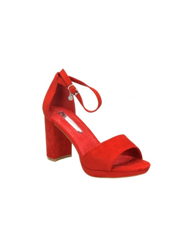Sandalias casual de moda joven xti 35047 color rojo
