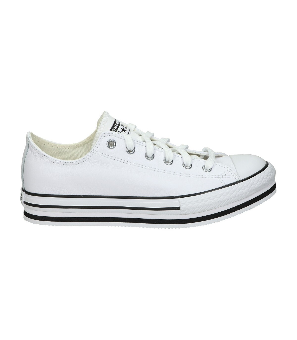 Zapatillas blancas con plataforma para mujer Converse Chuck Taylor