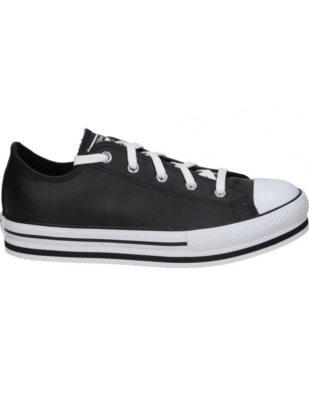 Zapatillas negras bajas para mujer Converse Chuck Taylor. Envío 24h-72h.