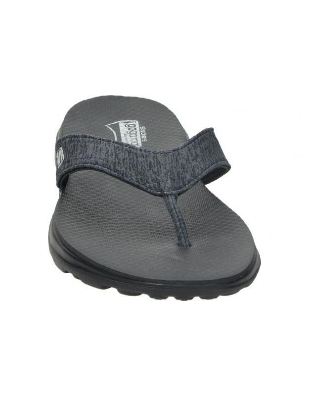 Chanclas mujer negras SKECHERS