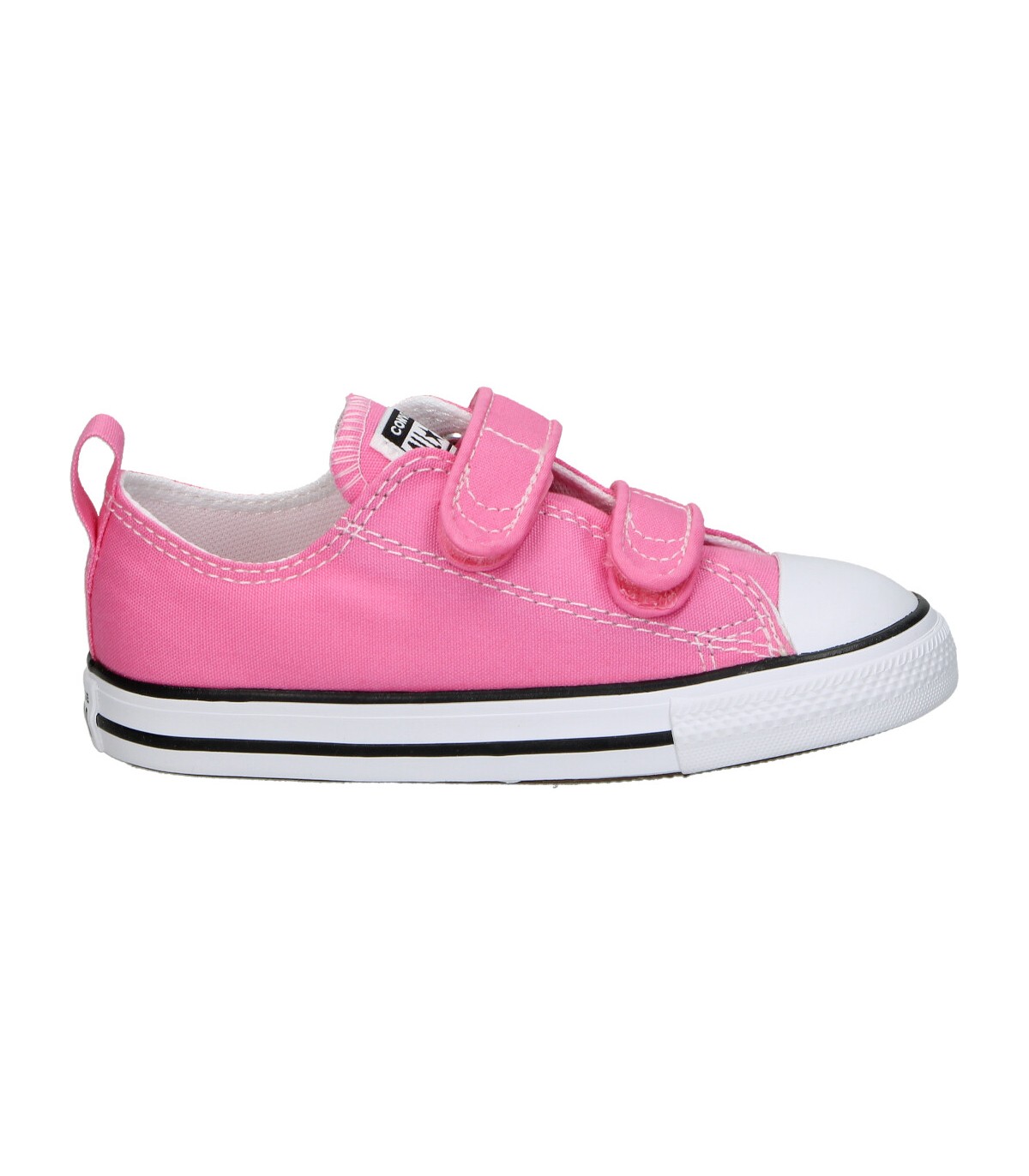 Zapatillas rosas con velcro para niña CONVERSE