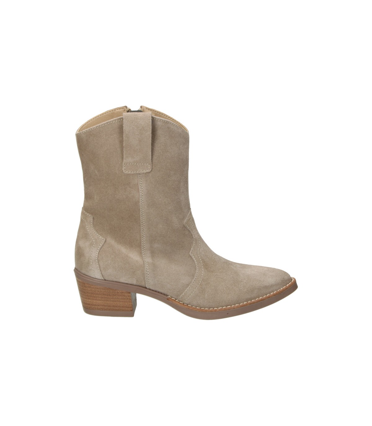 Botines camperos color taupe BRANS
